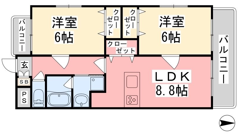 2LDK
