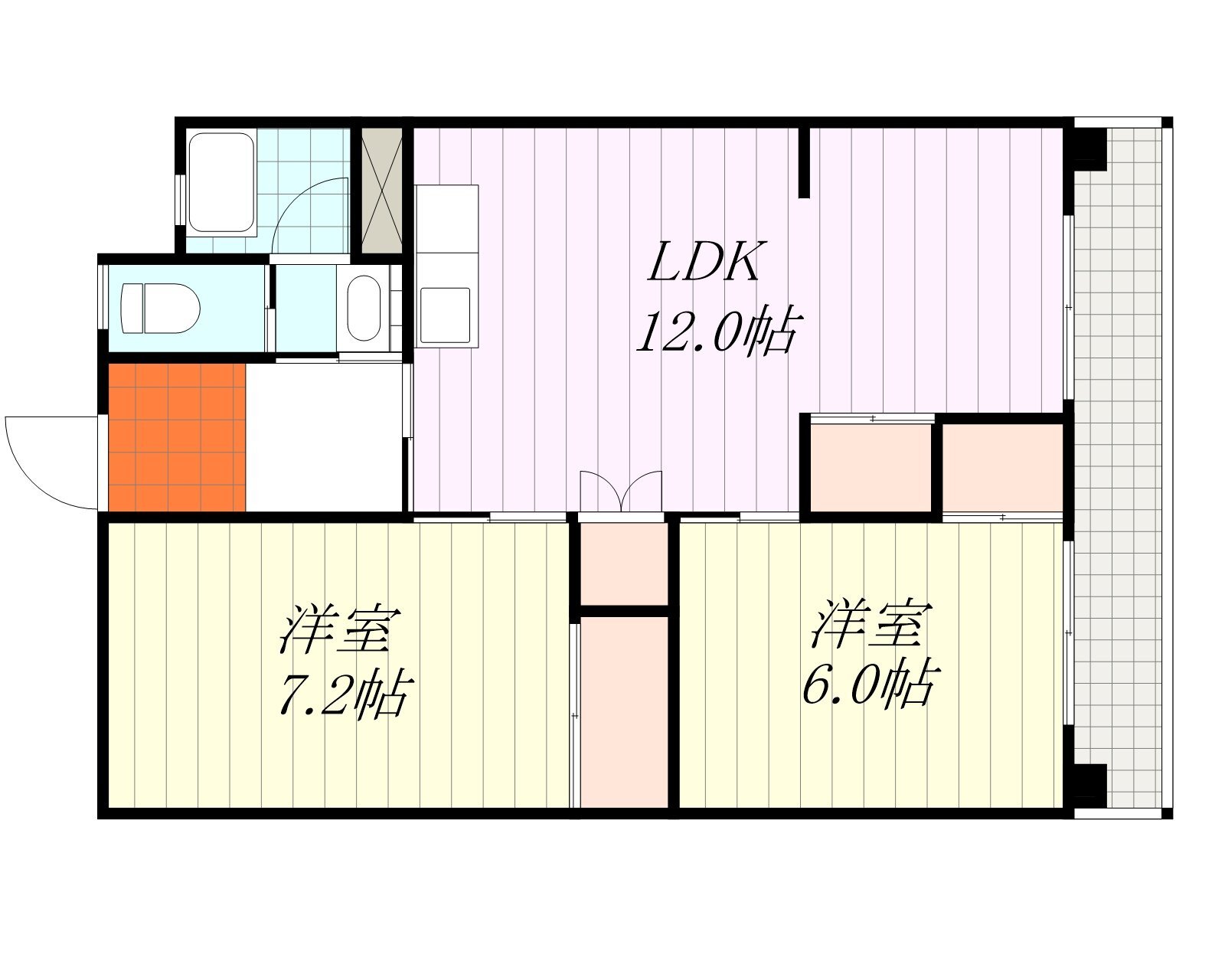 2LDK