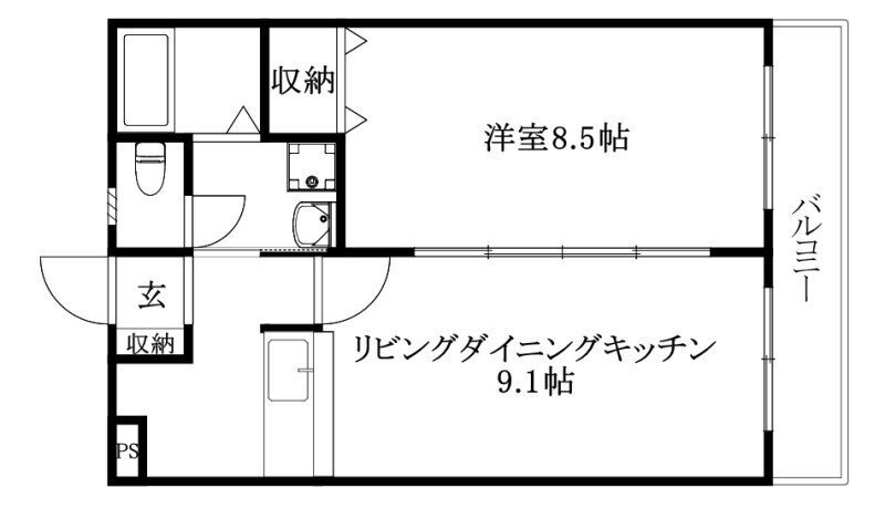 1LDK