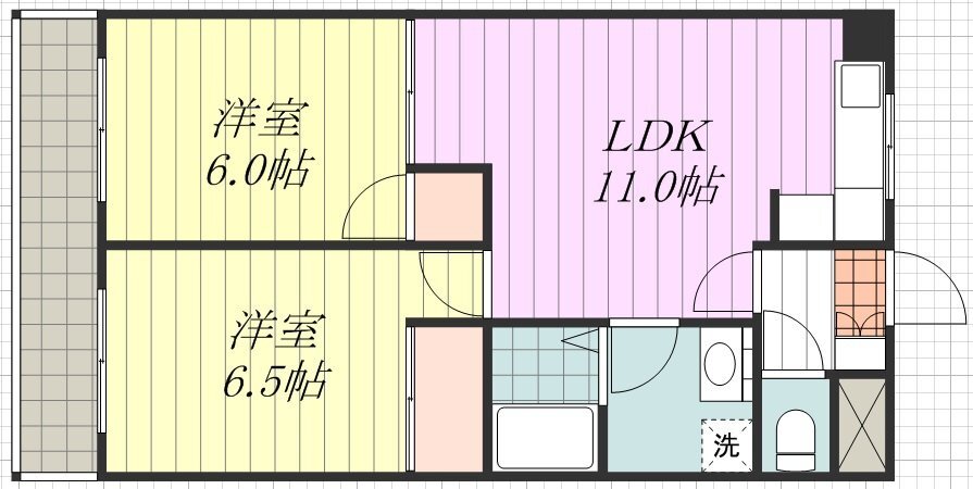 2LDK