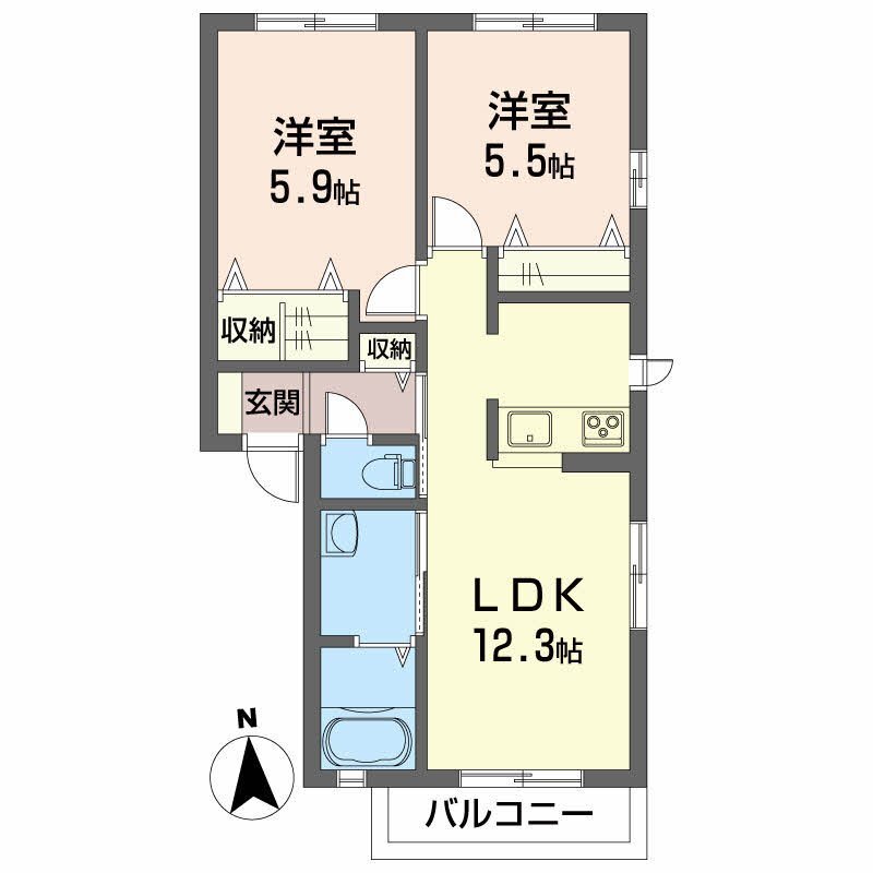 2LDK