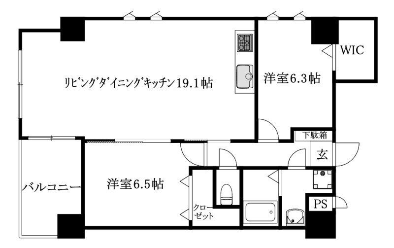 2LDK