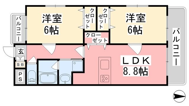 2LDK