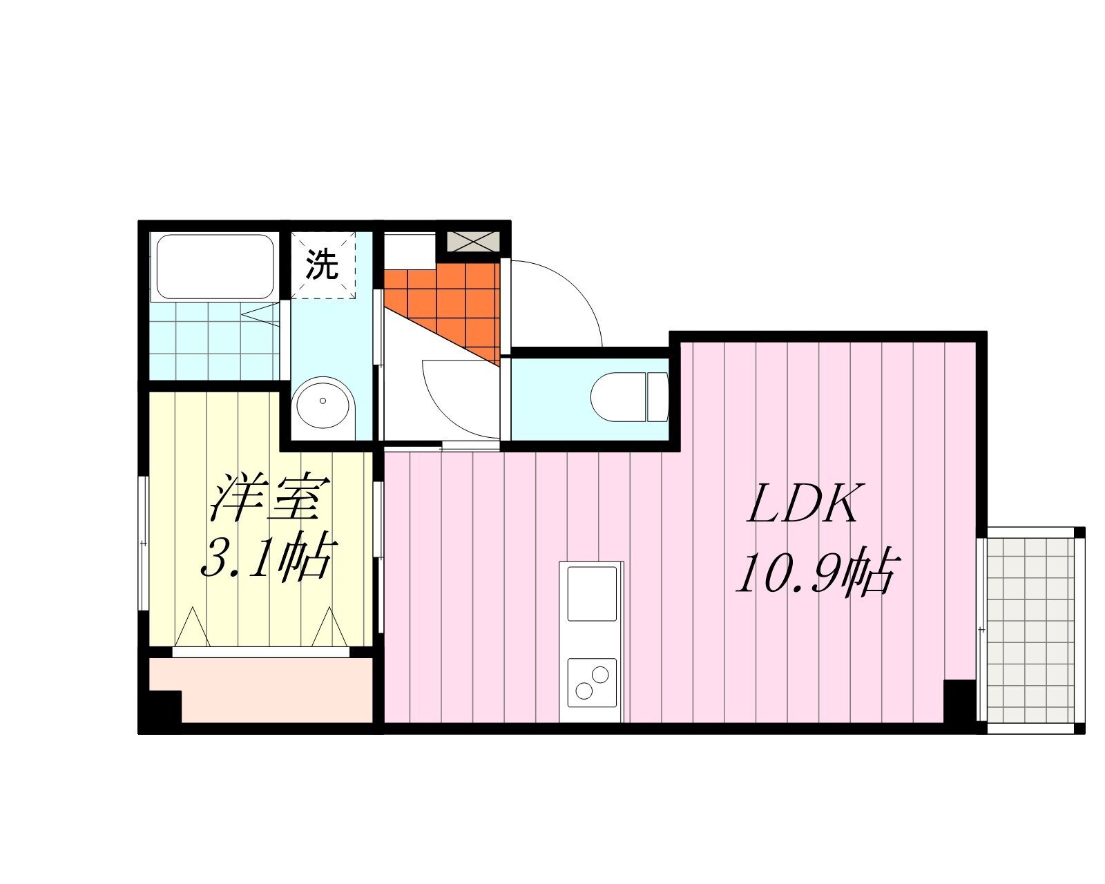 1LDK