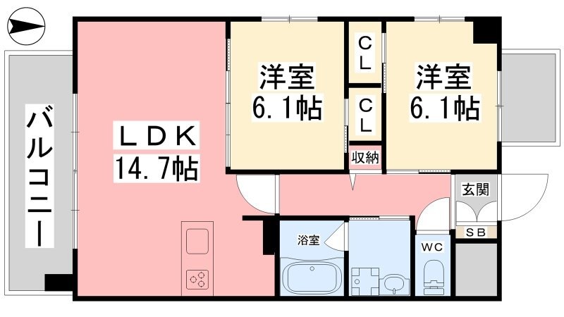 2LDK