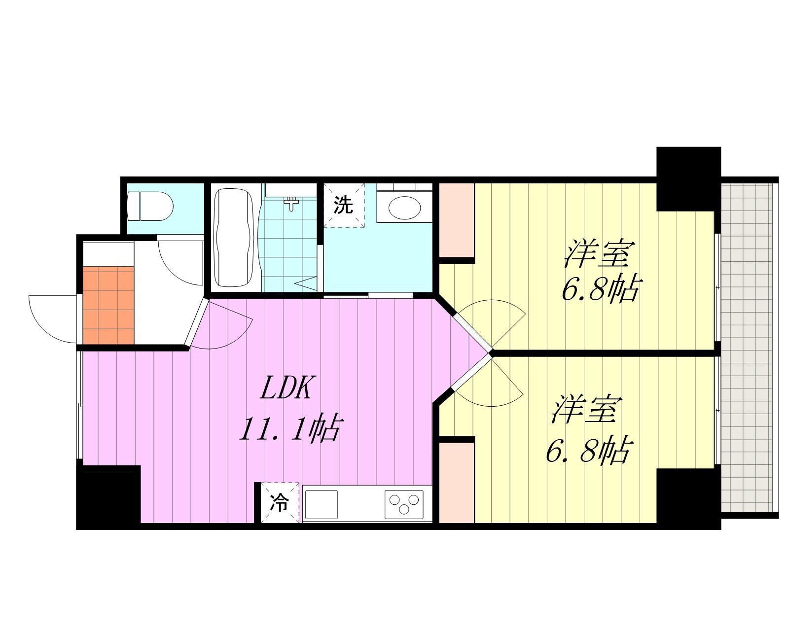 2LDK