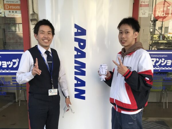 【お客様の声・No.9】アパマンショップ松山北店「明るく親身な受け答え」