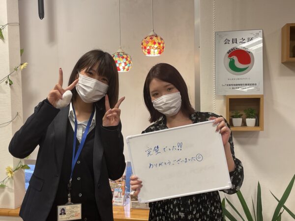【お客様の声・No.30】アパマンショップ松山市駅前店・２回目のお部屋探しに「完璧でした！」
