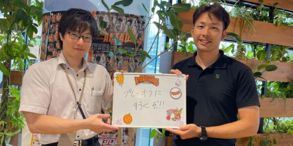 【お客様の声・No178】愛媛オレンジバイキングス・トレーナー須田翔平様とお部屋探し（法人営業課・水岡）