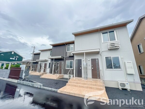 【Ｄ－ｒｏｏｍ　ＳａｃｈｉⅡ】新築！2024年4月完成・松山市北土居の賃貸コーポ