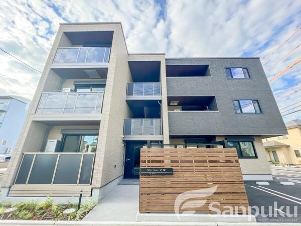 【ヴィアソーレ光陽】新築！2024年5月完成・松山市真砂町の賃貸マンション