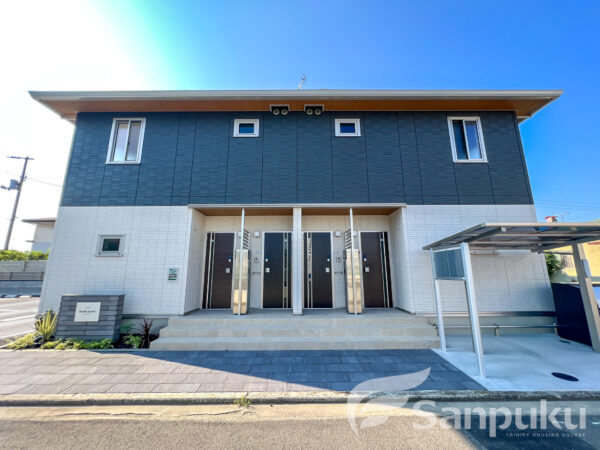 【ルチルクォーツ】新築・2024年8月完成！松山市北斎院町の賃貸コーポ