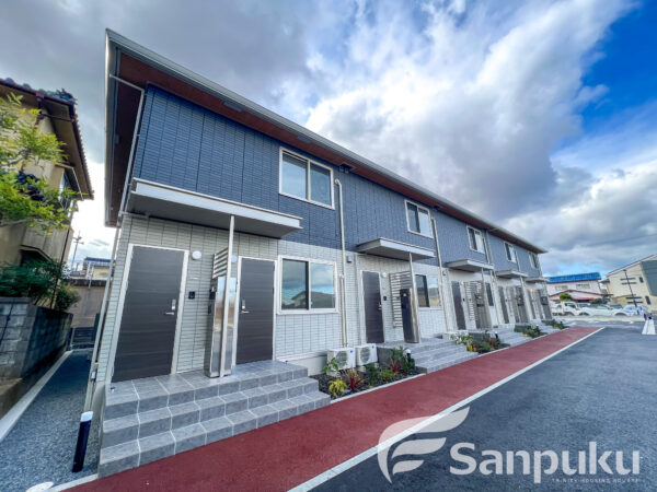 【トリシア西石井】新築！2024年12月完成・松山市西石井の賃貸コーポ