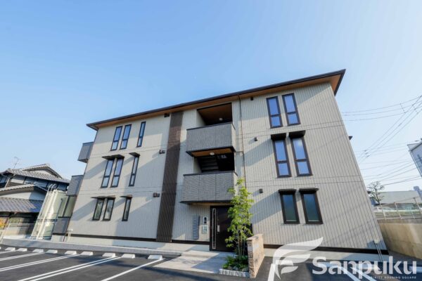 【クランツ朝美】新築！2025年6月完成・松山市朝美の賃貸コーポ