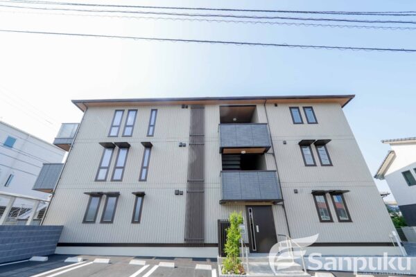 【アウェーナス朝美】新築！2025年6月完成・松山市朝美の賃貸コーポ