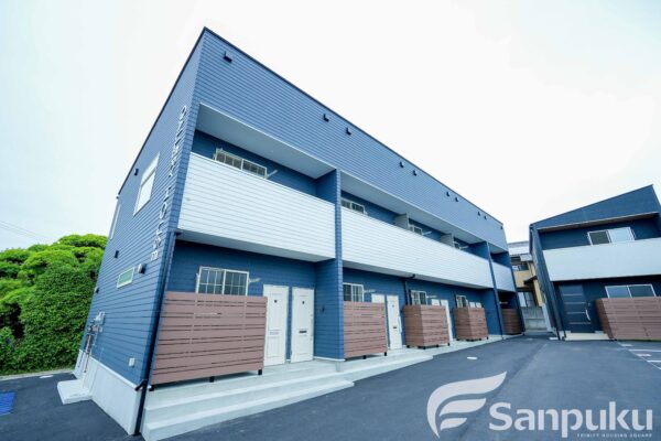 【ＧＡＬＬＥＲＹ　ＨＯＵＳＥ米湊　Ａ棟】2025年4月完成・伊予市米湊の賃貸アパート