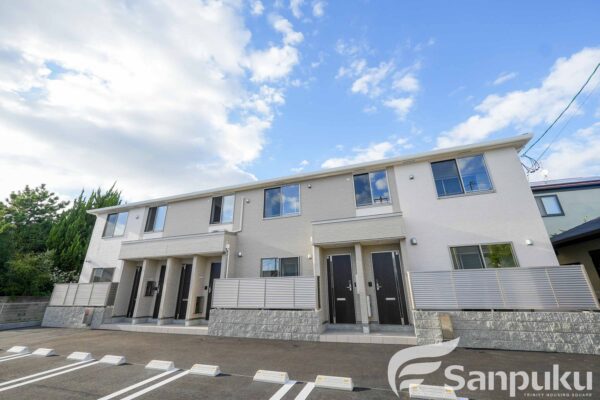 【サンコーポ】新築！2025年8月完成・松山市土居田町の賃貸アパート