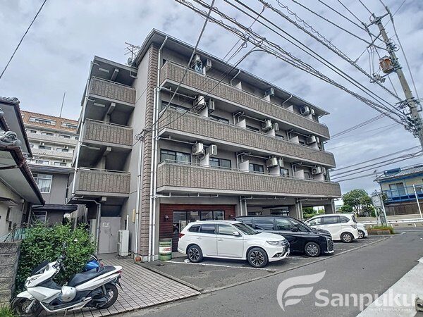 山越ハイムⅡ 外観|松山市山越のペット相談可賃貸マンション