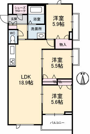 べレオ南江戸 間取り