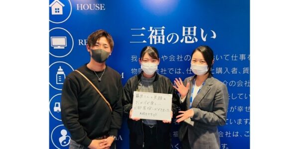 【お客様の声・No.61】アパマンショップ松山南店・篠原「初の一人暮らしにワクワク！」